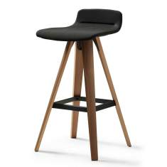 Barstuhl schwarz Barstühle Holz fm Büromöbel fm asiento Barhocker