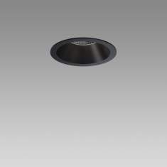 Einbau-Downlight rund Deckenleuchten schwarz LED Deckenlampe Regent Novo 2 Round