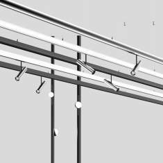 Lichtsysteme schwarz Lichtsystem XAL MOVE IT 10 square direct