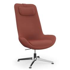 Sessel rot Lounge Chair Viasit Jools Loungeessel