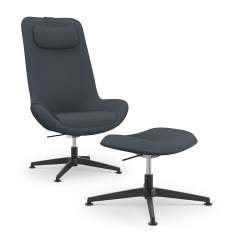 Sessel dunkel Lounge Chair Viasit Jools Loungeessel