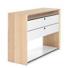 Schrank Home Office Holz Möbel weiss Girsberger La Punt Highboard