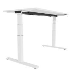 Höhenverstellbarer Schreibtisch elektrisch ergonomische Schreibtische weiss Bürotisch CEKA Styles