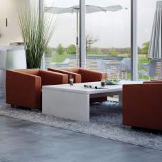 Loungesessel Büro Clubsessel Design Loungemöbel,, SMV Sitz- & Objektmöbel, CLINC