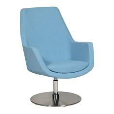 Lounge Sessel blau Bürosessel Clubsessel SMV Sitz- & Objektmöbel, Kinzika M