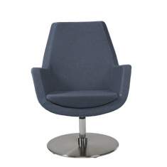 Lounge Sessel blau Bürosessel Clubsessel SMV Sitz- & Objektmöbel, Kinzika M