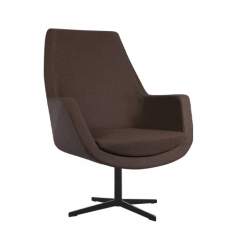 Lounge Sessel braun Bürosessel Clubsessel SMV Sitz- & Objektmöbel, Kinzika M