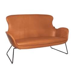 Lounge Sofa Leder Loungesofa braun Lounge Sitzmöbel SMV Snare