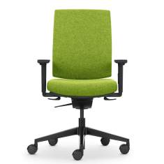 Drehstuhl grün Büro Drehstühle Bürostuhl Stoff gepolstert Girsberger Kyra Flex